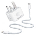 Apple 40W Dynamic Power Adapter with 60W Max + USB-C to Lightning Cable 1m
