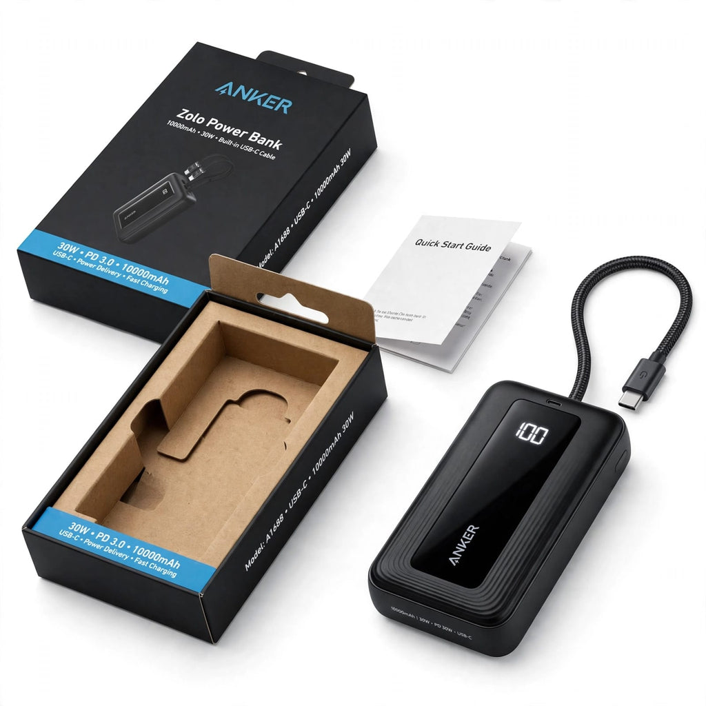 Anker Zolo Power Bank 10,000mAh 30W